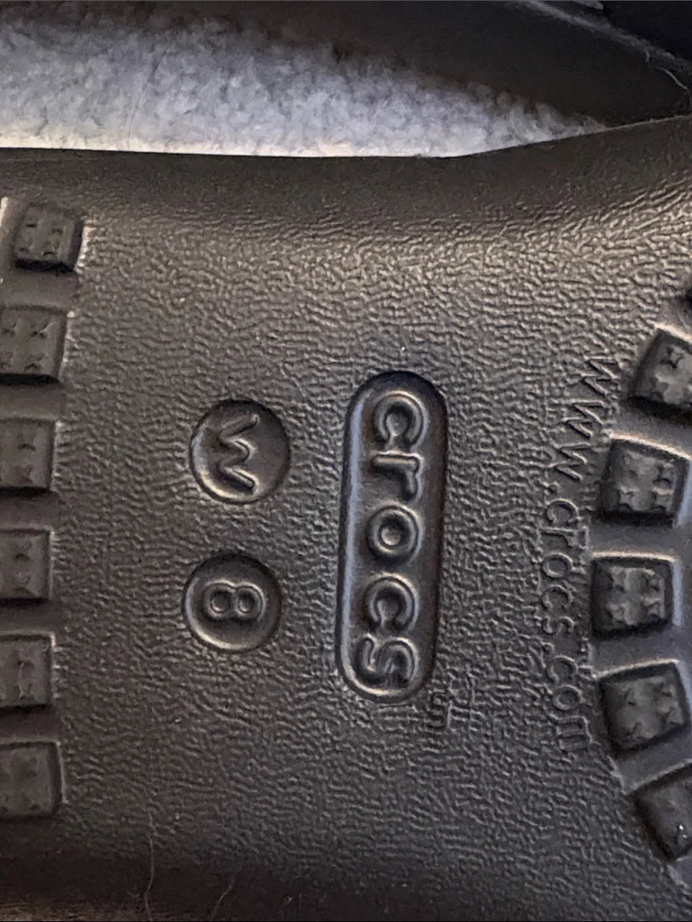 CROCS Kadee Flip Flops Black Sz 8